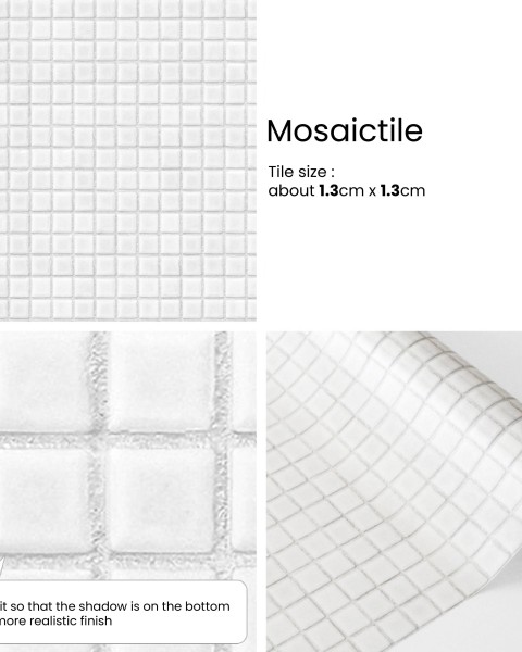 Self adhesive wallpaper | Mosaic Tile